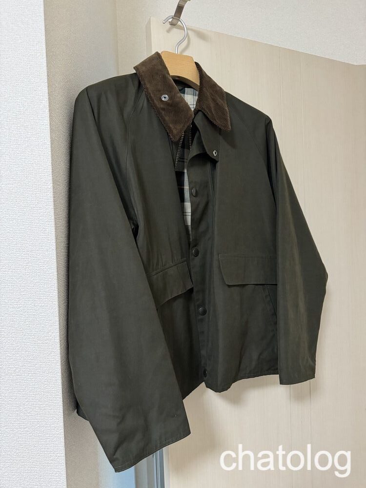 お気に入りのジャケット(Barbour BORROWDALE)